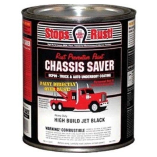 POR15 'Chassis Black' Topcoat Paint for Rust Treated Car/Vehicle Metal -  473ml